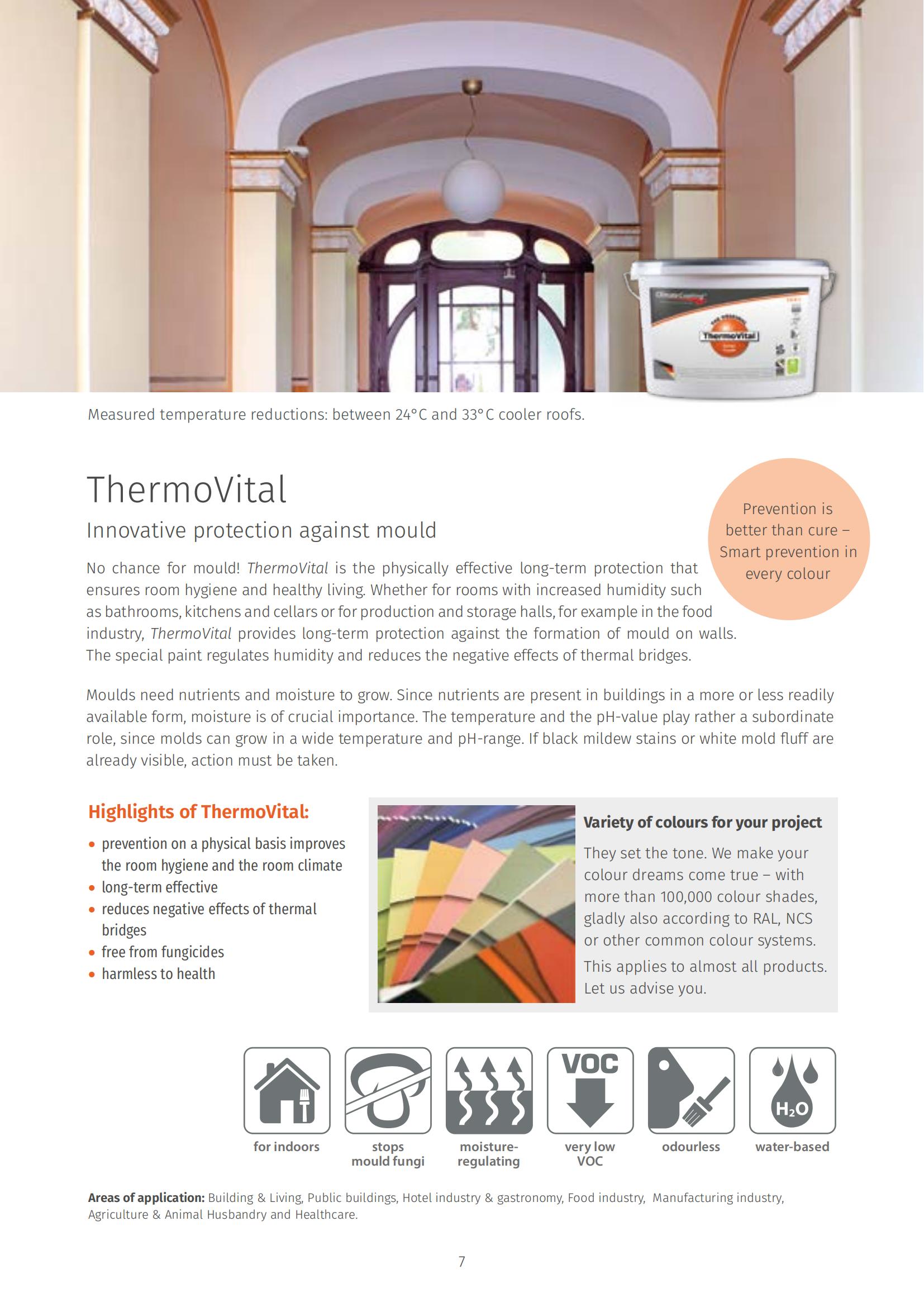 ThermoVital Coating | Anti Mould and Odourless Paint